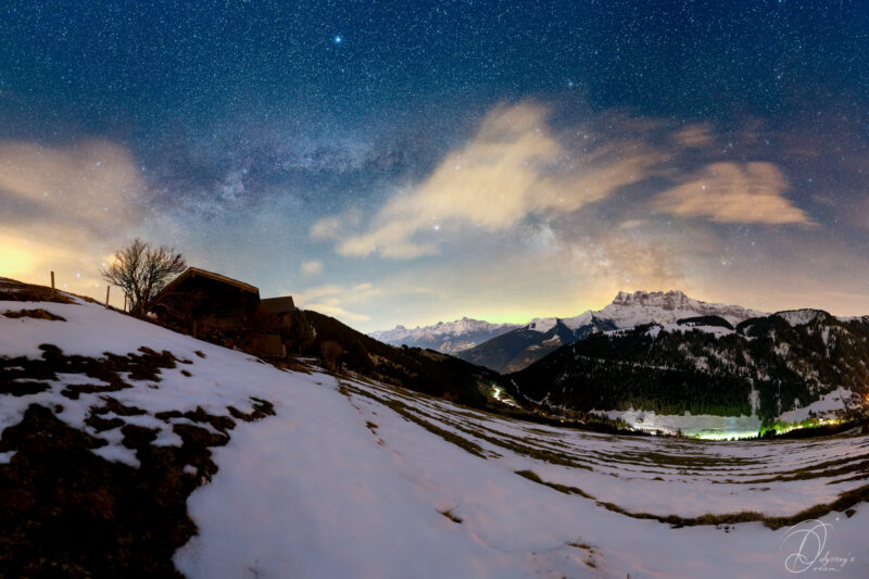 Astrophotography Nightscape Aude Nowak Odyssey's Dream Alpes Montagnes Photographie de paysages nocturnes