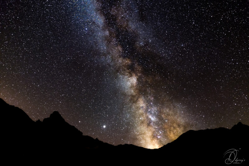 Astrophotography Nightscape Photographie de paysages nocturnes Aude Nowak Odyssey's Dream Art Décoration Intérieur Montagnes, Alpes