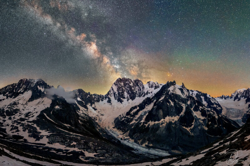Astrophotography Nightscape Aude Nowak Odyssey's Dream Alpes Montagnes