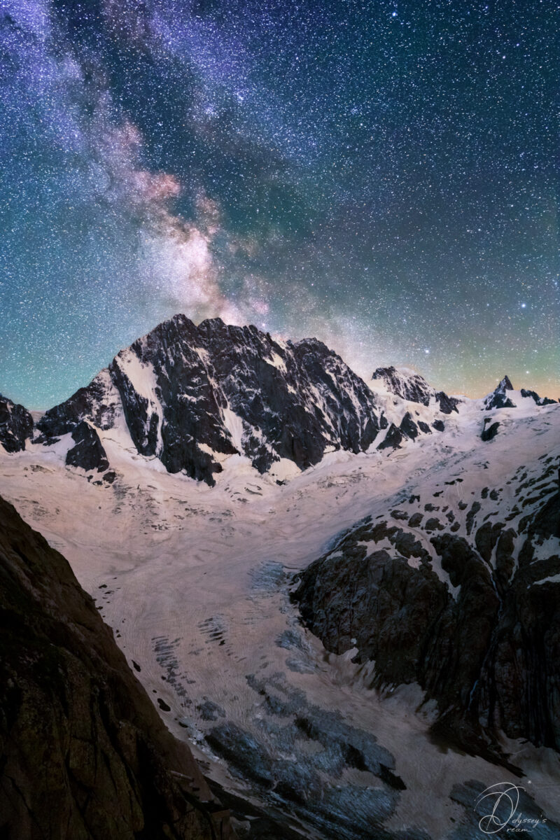 Astrophotography Nightscape Aude Nowak Odyssey's Dream Alpes Montagnes