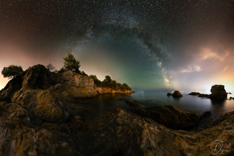 Astrophotography Nightscape Aude Nowak Odyssey's Dream Sud de la France Mer Méditerannée
