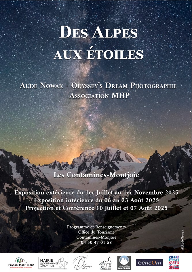 Flyer Exposition Des Alpes aux Etoiles