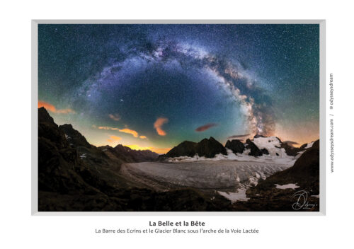 La belle et la bête - Carte postale