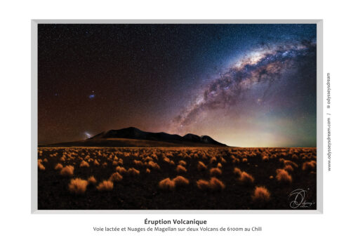 Éruption Volcanique - Carte Postale