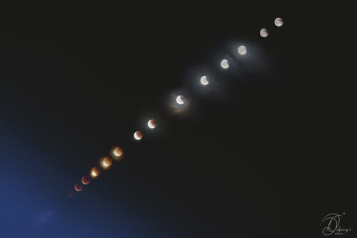 Astrophotographie Paysages nocturnes nightscape mountains Eclipse lunaire 7 Septembre 2025