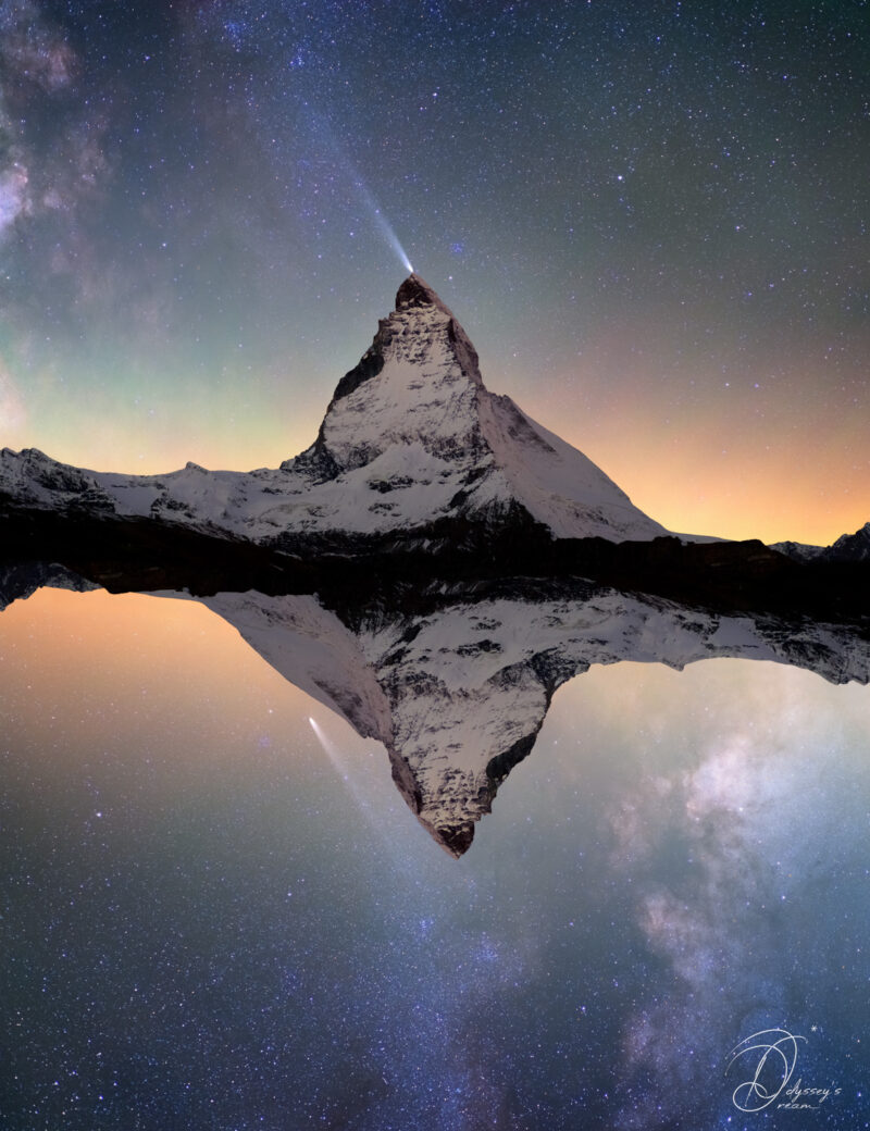 Astrophotography Nightscape Aude Nowak Odyssey's Dream Alpes Montagnes Photographie de paysages nocturnes