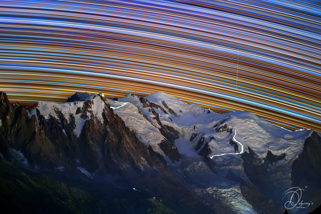 Astrophotography Nightscape Aude Nowak Odyssey's Dream Alpes Montagnes