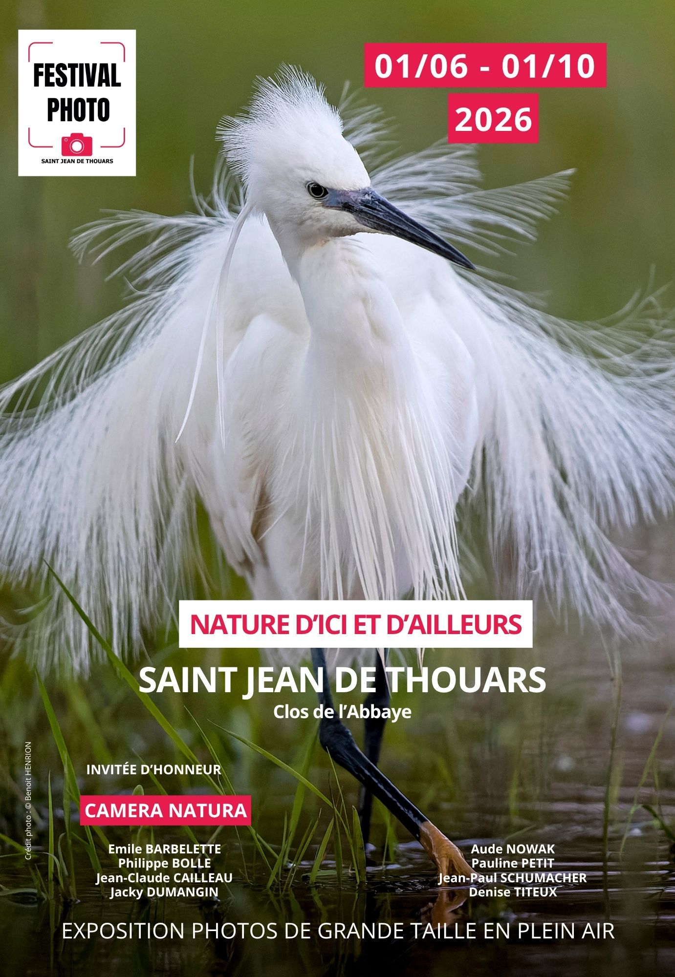 Flyer Festival Photographique Saint Jean de Thouars Été 2026