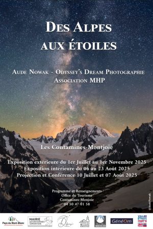 Flyer Exposition Des Alpes aux Etoiles